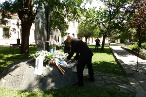 Emlékező koszorúzás a mezőberényi németek kitelepítésének 70. évfordulóján 2016