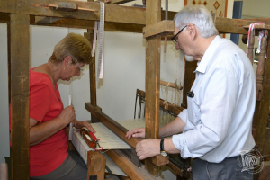 A szövő szakkör foglalkozása, 2019. június 4. 
